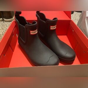 Hunter black Chelsea Boots